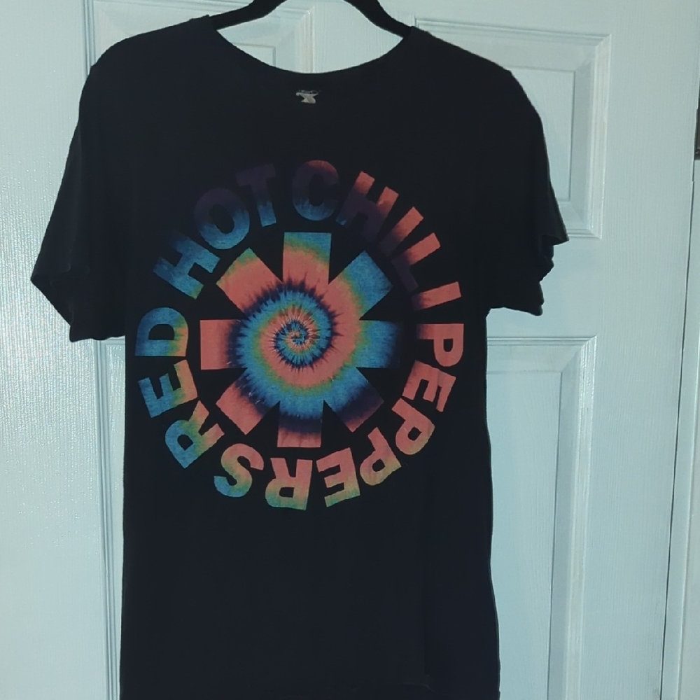 Black Red Hot Chili Peppers Graphic T-Shirt